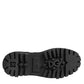 Black Crystal Embellished Combat Boots Shoes