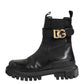 Black Gold DG Logo Trekking Calf Boots Shoes