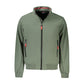 Green Polyester Men Jacket