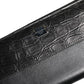 Black Leather Logo Plaque Zip Around Continental Wallet
