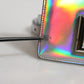 Metallic Silver Holographic Shoulder Crossbody Bag