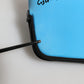 Blue Nylon DG Logo Print Clutch Zip Pouch Bag