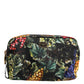 Multicolor Grape Print Clutch Logo Plaque Pouch Bag