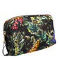 Multicolor Grape Print Clutch Logo Plaque Pouch Bag