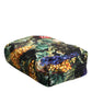 Multicolor Grape Print Clutch Logo Plaque Pouch Bag
