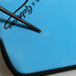 Blue Nylon DG Logo Print Clutch Zip Pouch Bag