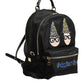 Black Nylon #DGFAMILY VULCANO Embellished Backpack Bag
