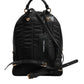 Black Nylon #DGFAMILY VULCANO Embellished Backpack Bag