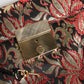 Multicolor Jacquard Floral Document Briefcase Bag