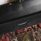 Multicolor Jacquard Floral Document Briefcase Bag