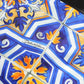 Multicolor Maiolica Print Tote Shoulder Strap Bag