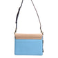 Blue Beige Exotic Leather LUCIA Crossbody Bag