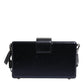 Blue DG BOX Lambskin Leather Crossbody Strap Bag