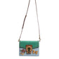 Blue Green LUCIA Embellished Crossbody Bag