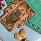 Blue Green LUCIA Embellished Crossbody Bag