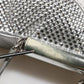 Silver Crystal-Embellished Belt Strap Bag