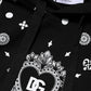 Black Bandana Hooded Men Sweatshirt Sweater