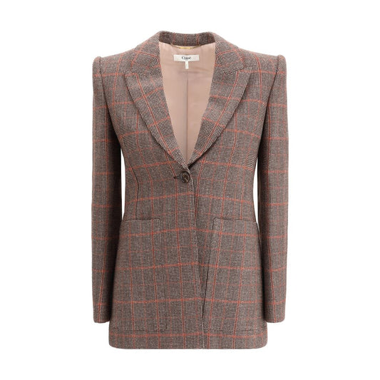 Wool plaid Blazer