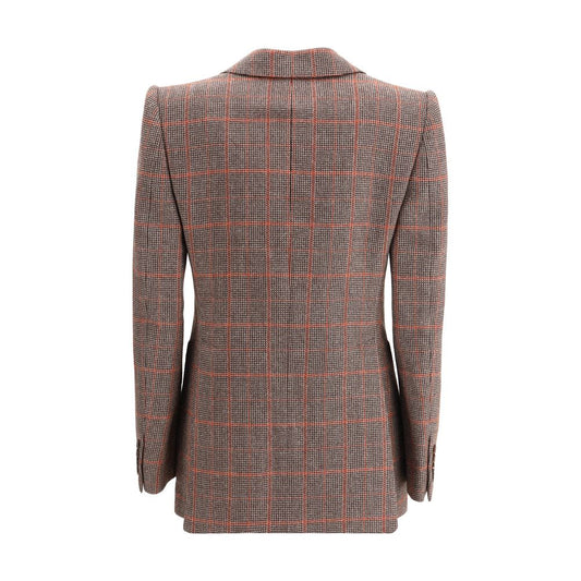 Wool plaid Blazer
