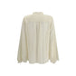 Silk georgette and lace Blouse