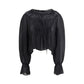 Silk georgette and lace Top