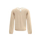 Lace collar Sweater