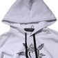 White Sacred Heart Hooded Sweatshirt Sweater