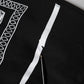 Black Bandana Hooded Men Sweatshirt Sweater