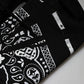 Black Bandana Hooded Men Sweatshirt Sweater