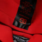 Red DG Logo Hooded Men Sweatshirt Sweater