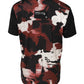 Multicolor Camouflage Crew Neck T-shirt