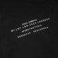 Black DG Vib3 Print Cotton Crew Neck T-shirt
