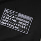 Black Logo Patch Cotton Crew Neck T-shirt