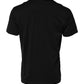 Black Bandana Print Cotton Crew Neck T-shirt