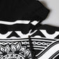 Black Bandana Print Cotton Crew Neck T-shirt