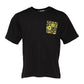Black Minimalist Cotton Crew Neck T-shirt