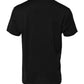 Black Embossed Logo Cotton Crew Neck T-shirt