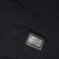 Dark Blue Logo Plaque Cotton Crewneck T-shirt