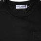 Black Logo Plaque Cotton Crew Neck T-shirt