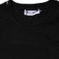 Black Cotton Crew Neck Short Sleeves T-shirt