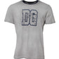 Gray DG Graphic Print Cotton Crewneck T-shirt