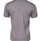 Gray Graphic Print Cotton Crew Neck T-shirt