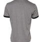 Gray Sacred Heart Cotton Crew Neck T-shirt