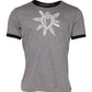 Gray Sacred Heart Cotton Crew Neck T-shirt