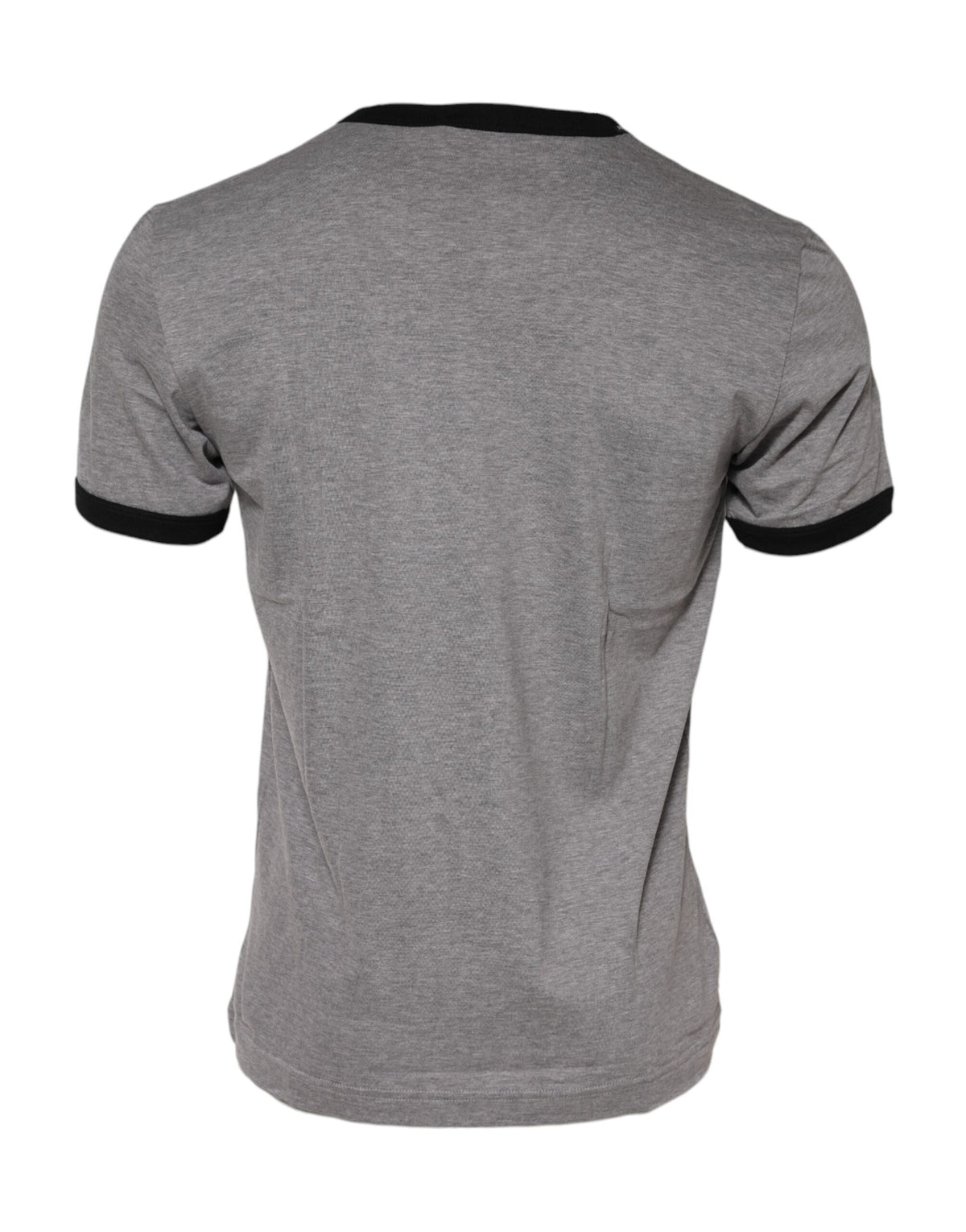 Gray Sacred Heart Cotton Crew Neck T-shirt