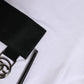 White Logo Crew Neck Short Sleeves T-shirt