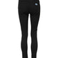 Black Cotton Skinny Mid Waist Denim Jeans