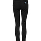 Black Cotton Skinny Mid Waist Denim Jeans