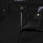 Black Cotton Skinny Mid Waist Denim Jeans