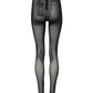 Black Nylon Leggings Stretch Pants